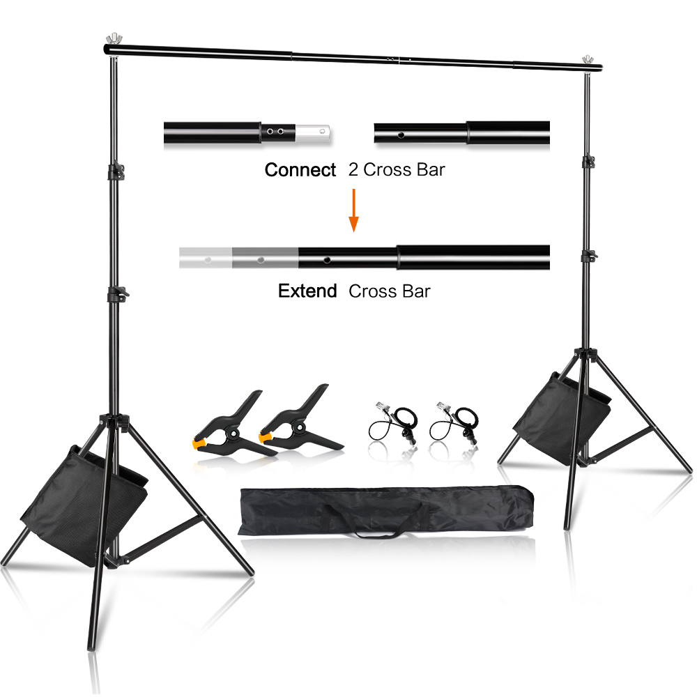 Backdrop Stand Kit - SH Fotografie Achtergrond Stand Fotostudio Groen