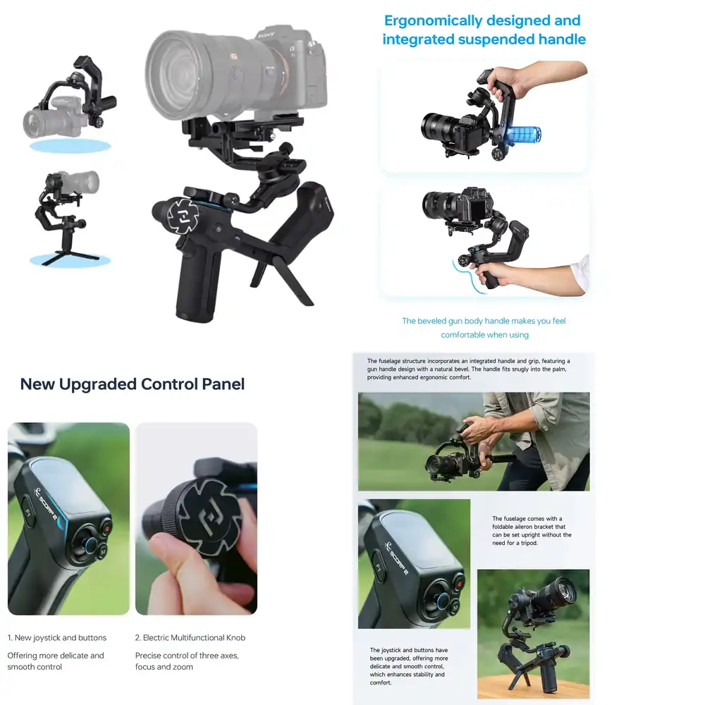 Handheld Stabilizer Gimbal - FeiyuTech Feiyu Scorp 2 3-assige handheld