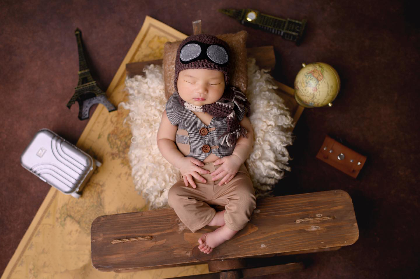 Photography Of Memories - Fotografie-wrap en outfitset voor pasgeborenen voor