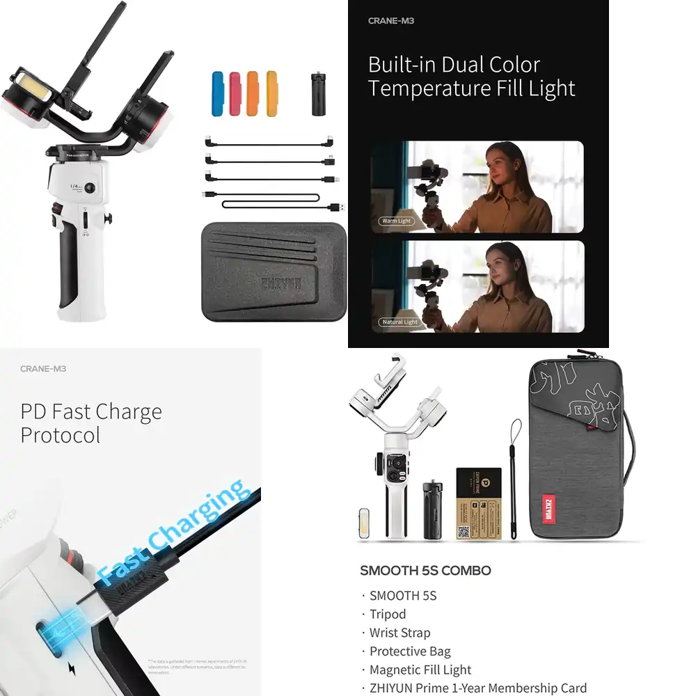 Handheld Stabilizer Gimbal - ZHIYUN Crane M3S 3-assige Gimbal Handheld