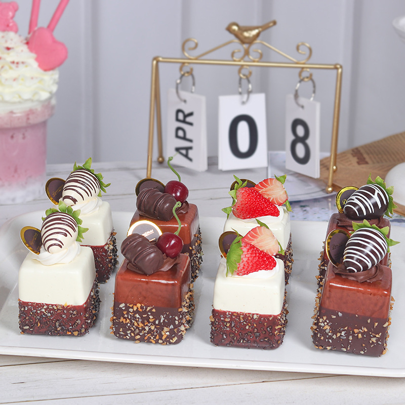 Photography Of Food - 1PC Kunstmatige Fruitcake Biscuit Nep Voedsel