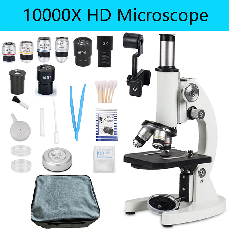 Photography University - Optische Biologische Microscoop 40-10000X Hoge Vergroting