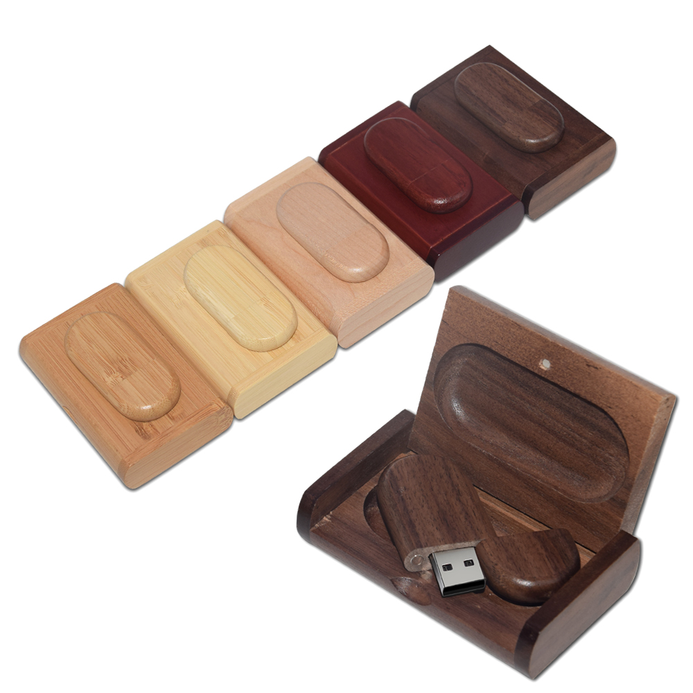Photography Of Memories - Houten USB 2.0 Flash Drive met
