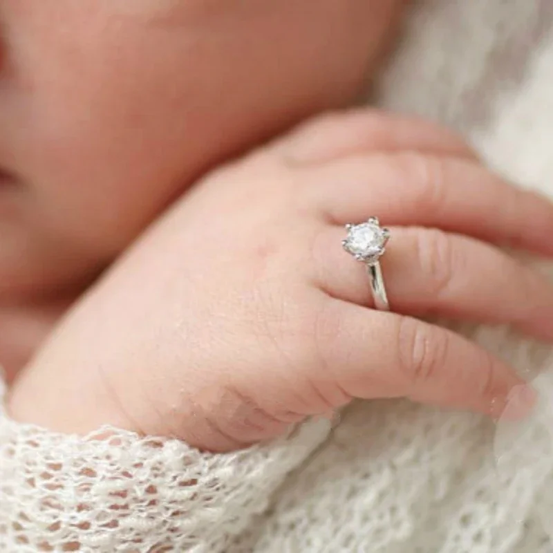 Photography Of Memories - Fee babykostuum baby fotoshoot glinsterende ringen