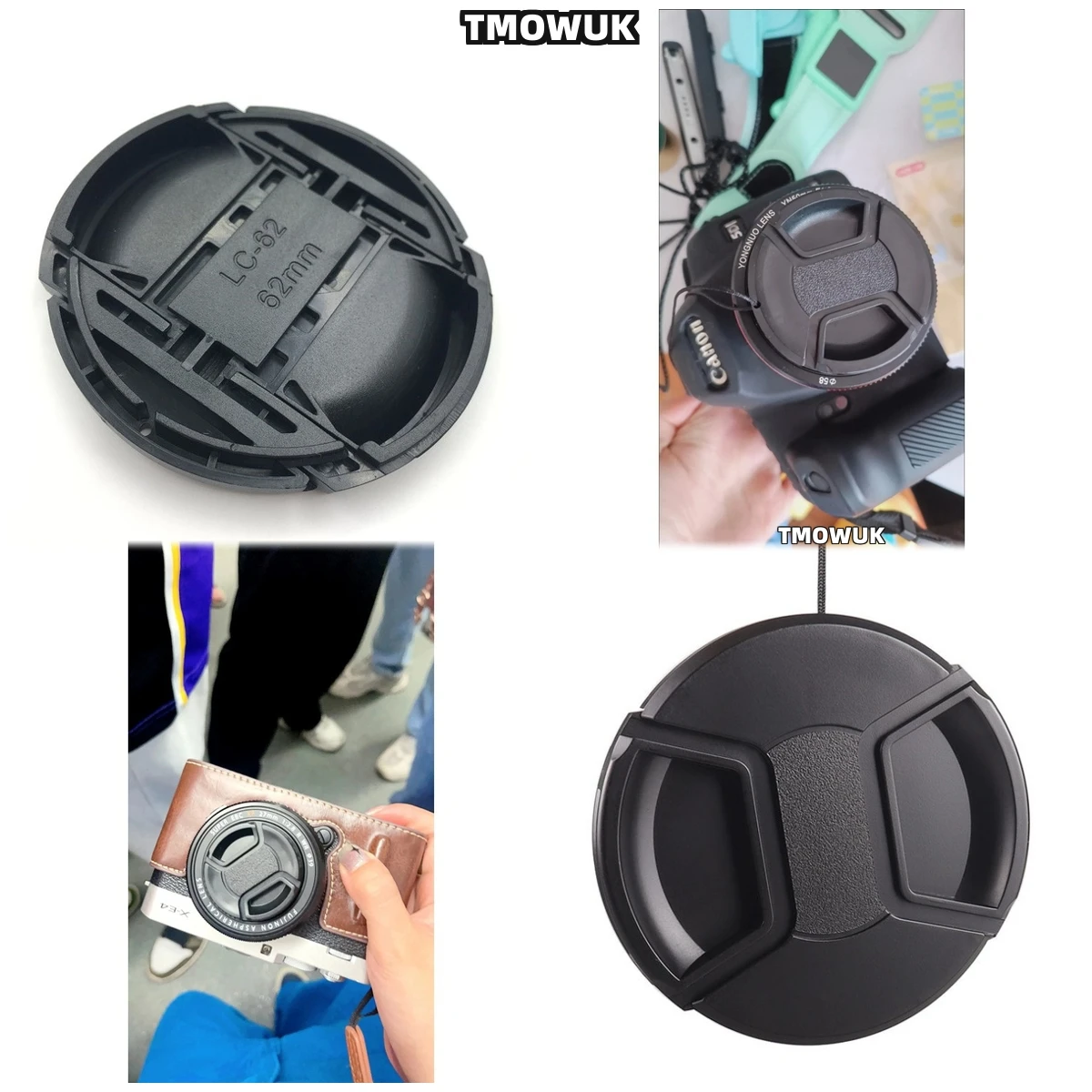 Nikon Camera Z6 Iii - Camera lensdop beschermhoes center pinch snap-on