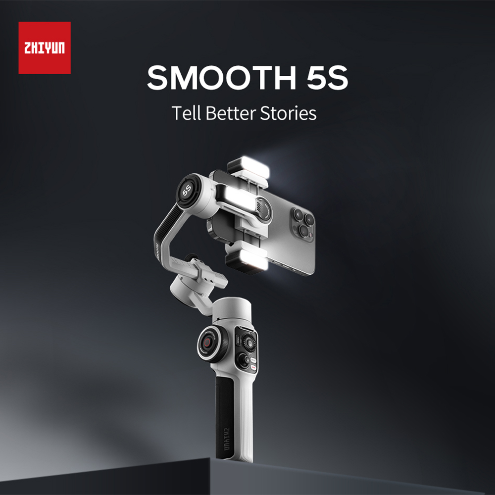 Zhiyun Smooth 5S Combo 3-assig - Handheld Stabilizer Gimbal recensie en prijs