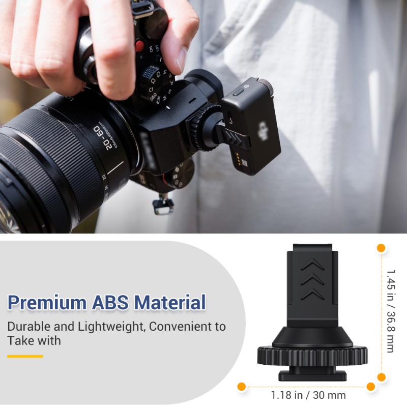 Cold Shoe-adapter voor DJI Mic - Hot Shoe Adapter recensie en prijs