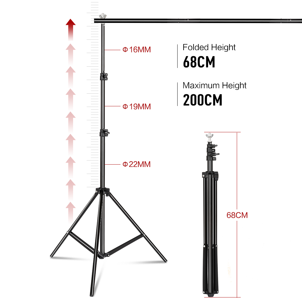SH Fotografie Achtergrond Stan - Backdrop Stand Kit recensie en prijs