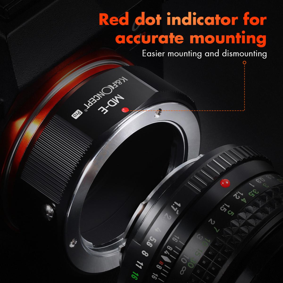 K&F CONCEPT MD naar NEX lensad - Macro Extension Tube recensie en prijs