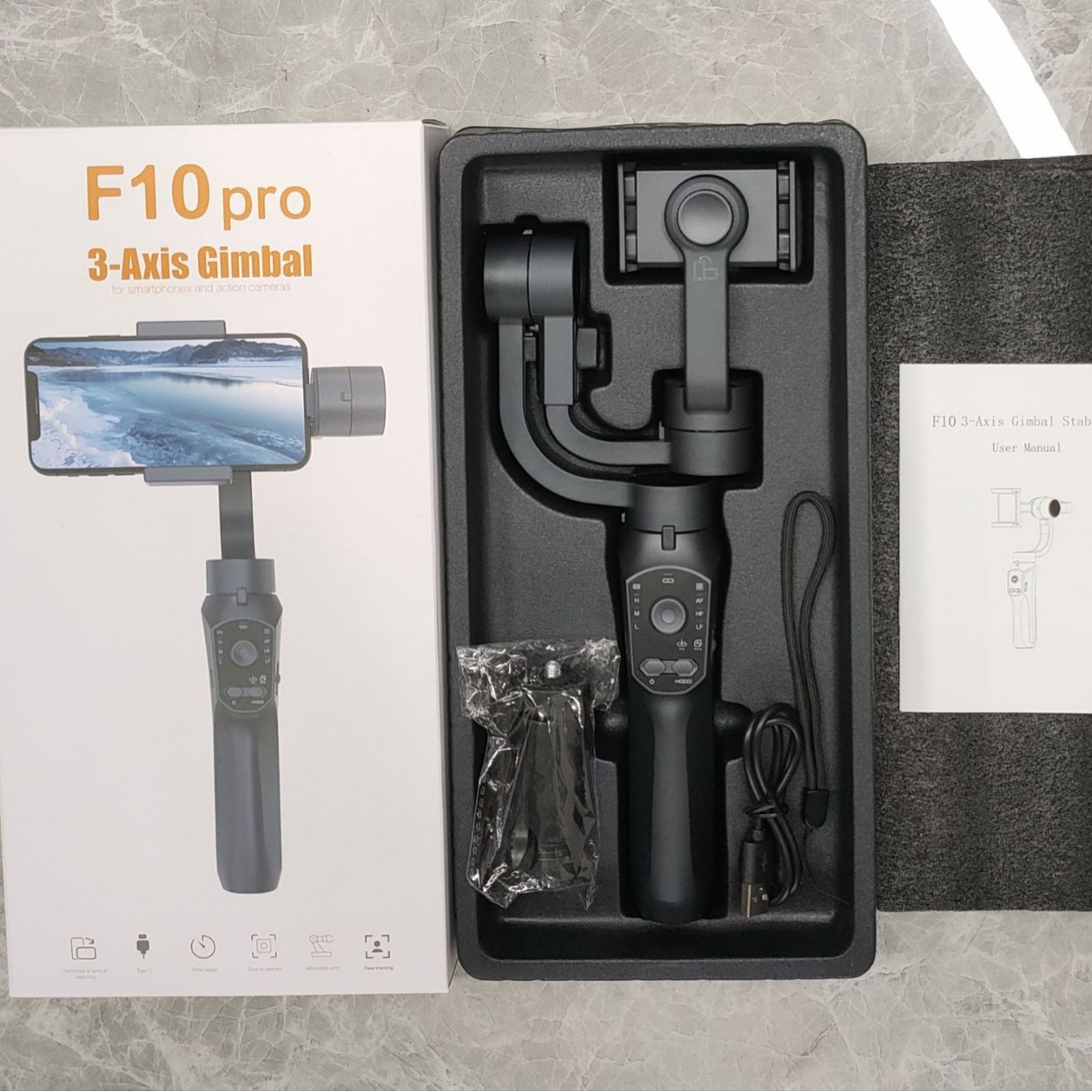 F10 PRO Handheld Mobiele Telef - Handheld Stabilizer Gimbal recensie en prijs