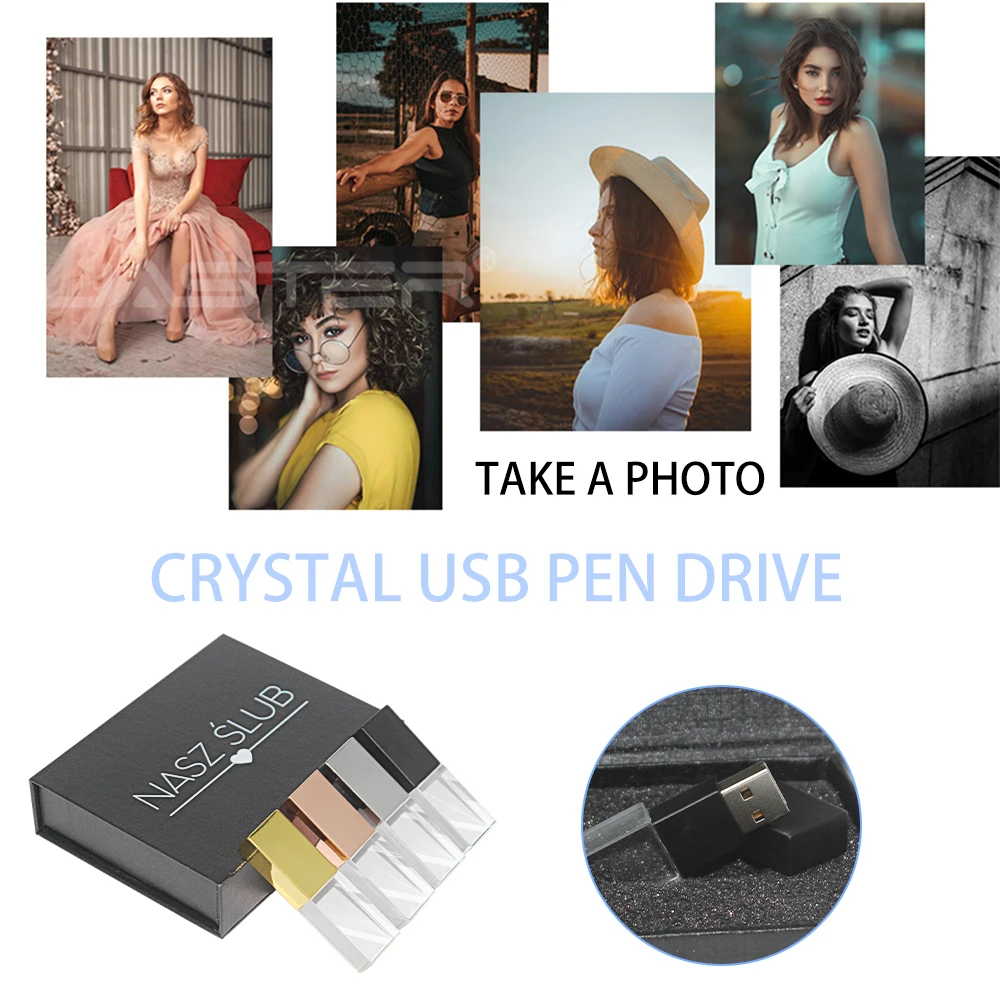 10 STUKS VEEL Crystal USB Flas - Photography Of Memories recensie en prijs