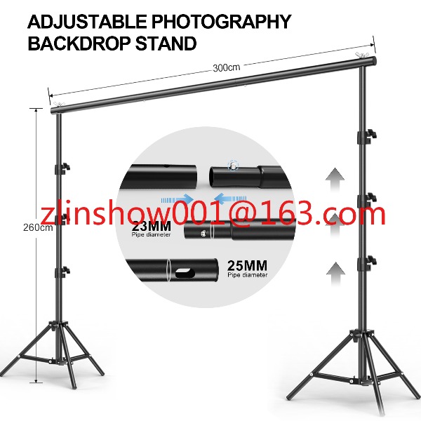 Fotostudio Apparatuur 2.6*3 m/ - Backdrop Stand Kit recensie en prijs