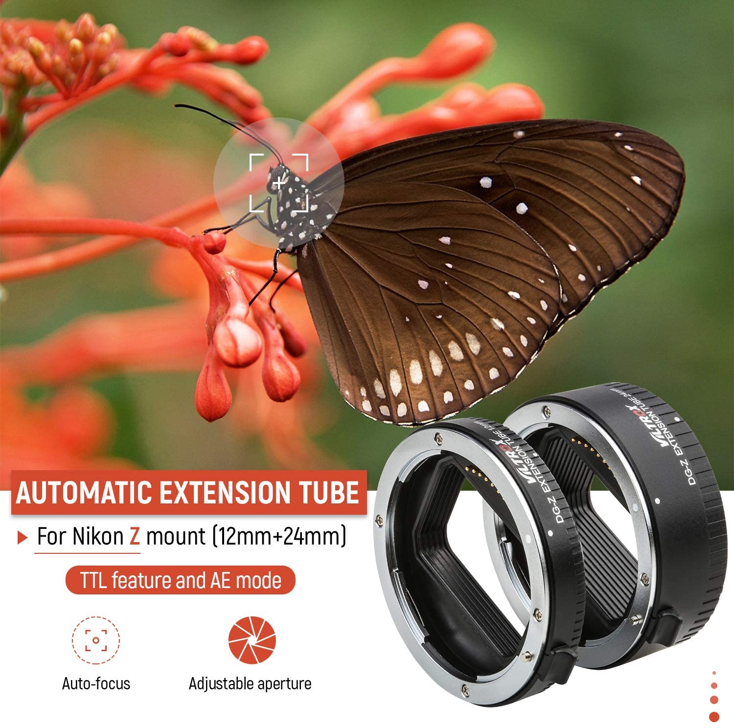 Viltrox DG-Z Autofocus AF Macr - Macro Extension Tube recensie en prijs