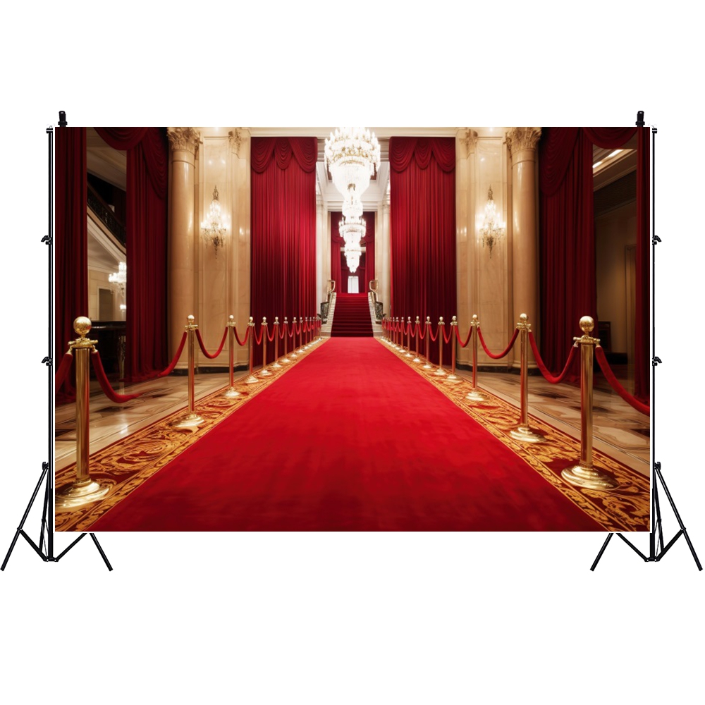 Rode loper thema achtergrondco - Photography Awards recensie en prijs