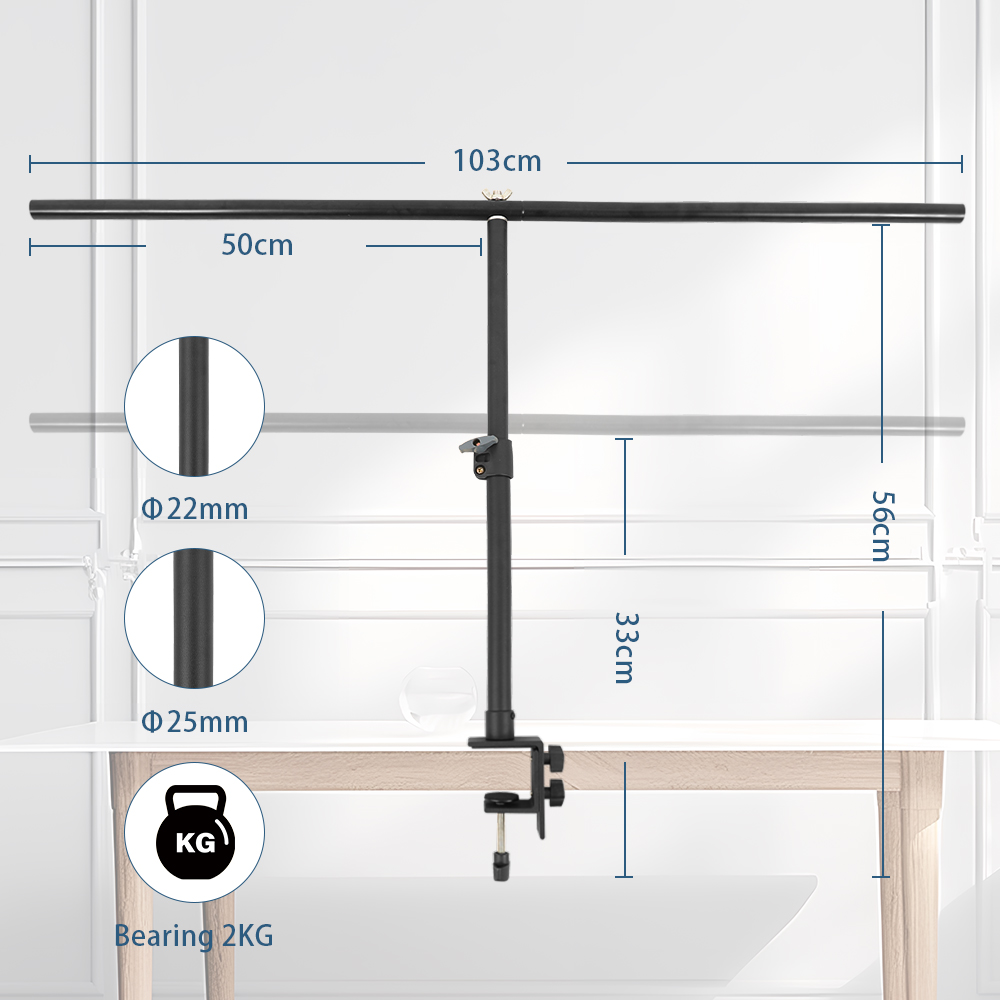 Verstelbare Kleine Bureau T-Vo - Backdrop Stand Kit recensie en prijs
