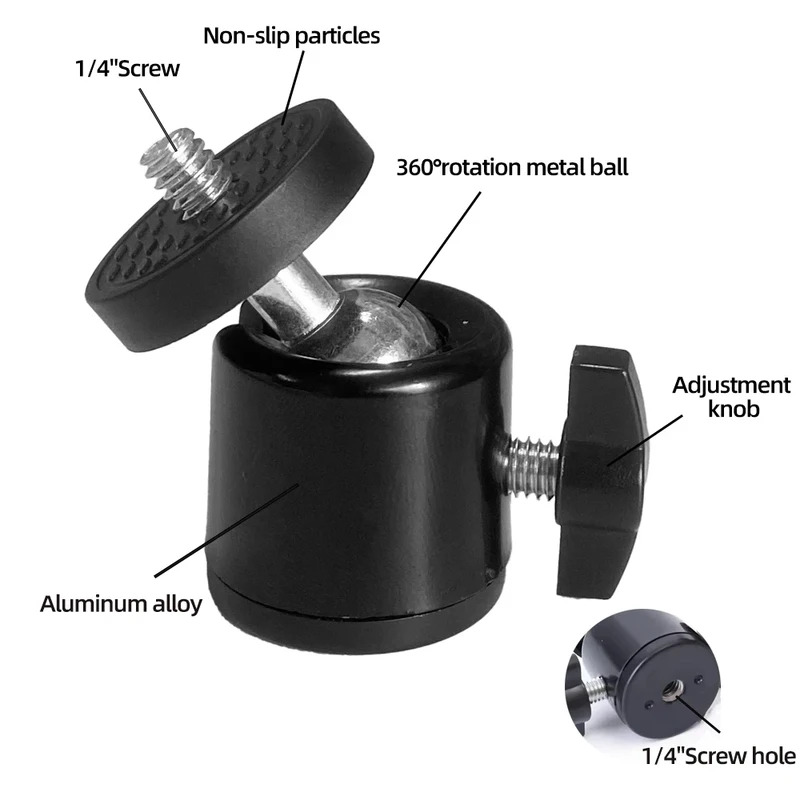 Hete schoen 1/4 schroefgat sta - Hot Shoe Adapter recensie en prijs