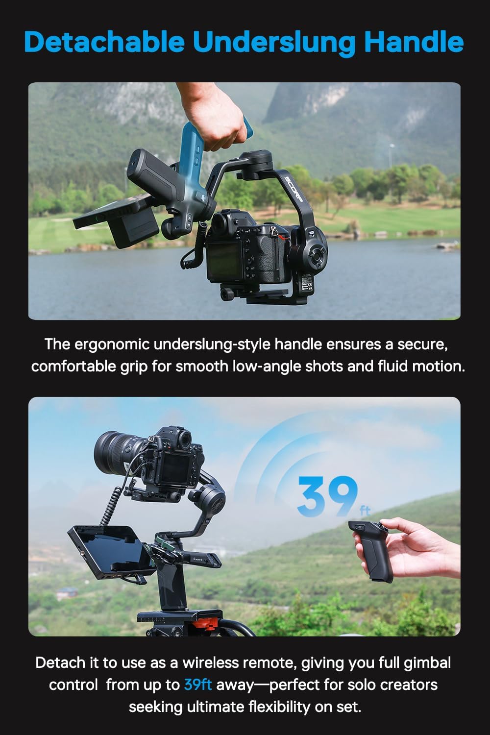 3-assige handheld gimbal-stabi - Handheld Stabilizer Gimbal recensie en prijs